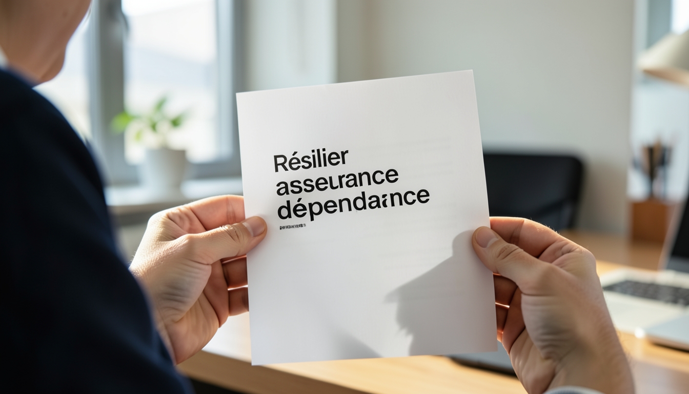 résilier assurance dépendance procédure pas à pas